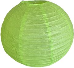 levnelampiony.eu Jablíčkově zelený kulatý lampion stínidlo průměr 50 cm