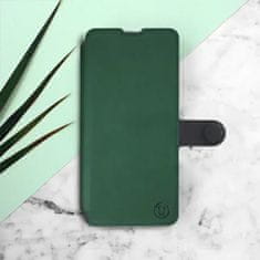 Mobiwear Flip pouzdro Soft Touch na mobil Apple iPhone 15 Pro Max - Zelené & Černé