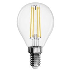 Emos LED žárovka Filament Mini Globe / E14 / 6 W (60 W) / 810 lm / neutrální bílá