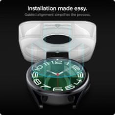 Spigen Ochranné Tvrzené Sklo Glas.Tr ”Ez-Fit” 2-Pack Samsung Galaxy Watch 6 Classic (47 Mm) Clear