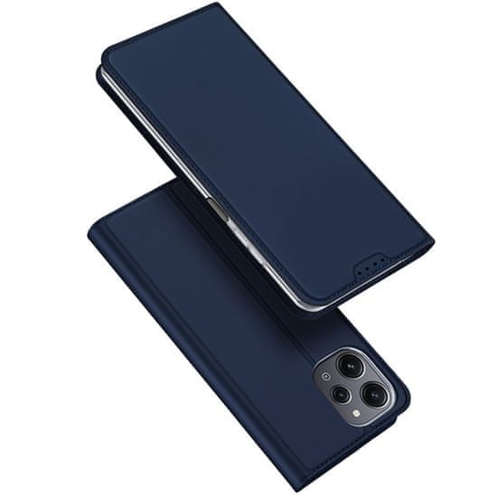 Dux Ducis Skin Pro knížkové pouzdro na Xiaomi Poco M6 Pro 5G / Redmi 12 / 12R, modré