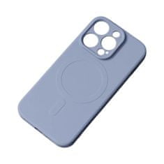 MG Silicone MagSafe kryt na iPhone 15, šedý