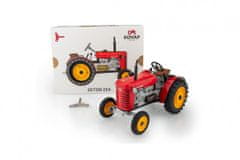 KOVAP Traktor Zetor 25A červený na klíček kov 15cm 1:25 v krabičce