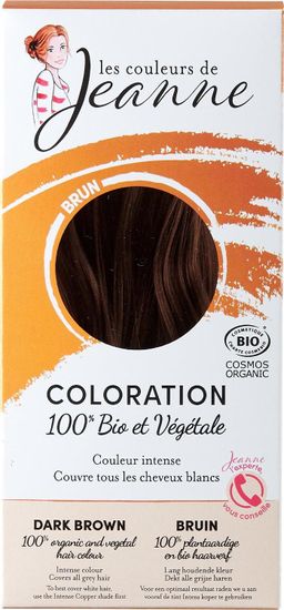 Les Couleurs Jeanne Barva na vlasy tmavě hnědá 2 x 50 g