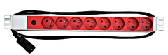 Bachmann Napájecí panel PDU 19",8xČSN,1xC14,10A,1U,kabel 2m