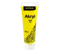 LUMA trading Akrylová barva žlutá 75ml