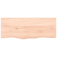 Greatstore Stolní deska 100 x 40 x 4 cm neošetřené masivní dubové dřevo