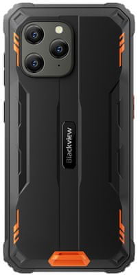 iGet Blackview GBV5300 Pro technológia NFC 8-jadrový procesor LTE pripojenie odolný a robustný telefón, vodotesný, odolný proti prach, nárazuvzdorný 13 Mpx fotoaparát, veľký displej veľká kapacita batérie LTE pripojenie výkonnej GPS veľkoakapcitné batérie režim v rukaviciach podvodný režim podvodné fotografovanie čiernobiely režim bokeh efekt portrétny režim veľkokapacitná batéria MediaTek Helio P35 krytie IP68 a IP69K vojenský certifikát odolnosti MIL-STD-810H reverzné dobíjanie odomykania pomocou tváre