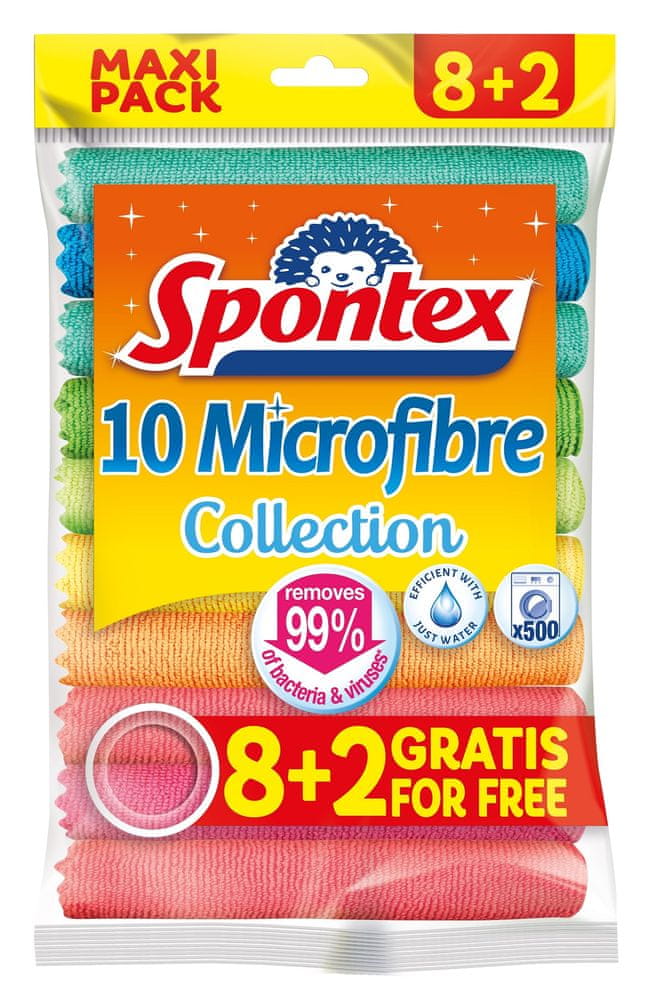 Levně Spontex Microfibre 8+2 ks