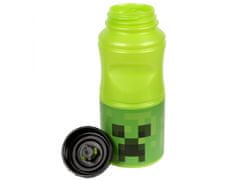 sarcia.eu Minecraft, Creeper zelená láhev na vodu, plastová láhev na vodu 380 ml