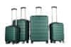 Aga Travel Sada cestovních kufrů MR4659 Tmavě zelená