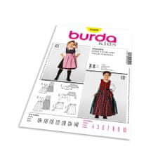 Burda Střih Burda 9509 - Dětské krojové šaty