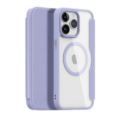Dux Ducis Dux Ducis Skin X Pro Flipové pouzdro s MagSafe pro Apple iPhone 15 Pro Max purple 6934913025284