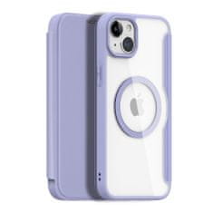 Dux Ducis Dux Ducis Skin X Pro Flipové pouzdro s MagSafe pro Apple iPhone 15 Plus purple 6934913025222