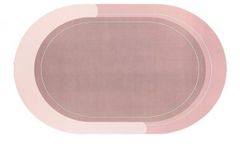 DURAplast Absorpční koupelnová předložka 50x80, CLEAN&DRY, ovál, růžová