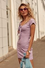 Fasardi Dámské mini šaty Morcaflor levandulová Univerzální