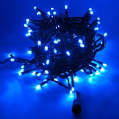 DecoLED Sada osvětlení na vánoční stromek, modrá, 20m