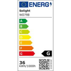 Solight Solight LED osvětlení s dálkový ovladačem, 36W, 2160lm, 30cm, změna chromatičnosti, stmívatelné, bílá WO798