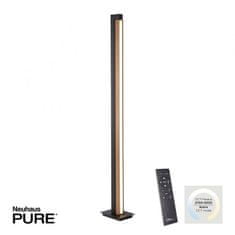 PAUL NEUHAUS PAUL NEUHAUS LED stojací svítidlo PURES-LINES pravé dřevo otočné stmívatelné 2700-5000K PN 451-79