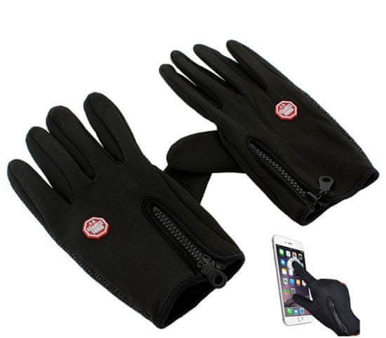 Kaxl Dotykové sportovní rukavice, černé, vel. XL BQ19I