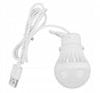ZD92 Kempingová LED lampa USB, 2,5W, 1m bílá