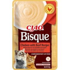 Inaba Ciao Bisque kuře a hovězí 40 g