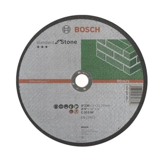 BOSCH Professional řezný kotouč Standard for Stone 230 x 3 x 22,23 mm, rovný 1 ks (2608603180)