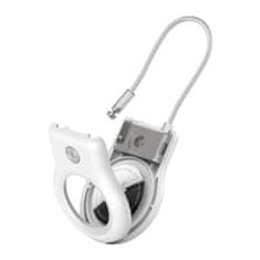 Belkin bezpečný držák s ocelovým lankem pro AirTag, bílý Bílá