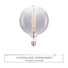 PAUL NEUHAUS LEUCHTEN DIRECT LED Filament, Globe, E27, kouřová barva, průměr 18cm 3000K LD 08486