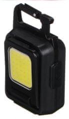 SIXTOL Svítilna multifunkční na klíče s magnetem LAMP KEY 2, 900 lm, COB LED, USB SIXTOL