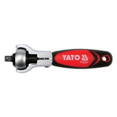 YATO Ráčna 1/4" pro nástavce a bity s otočnou hlavou YT-03311