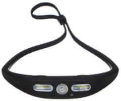 SIXTOL Čelovka s gumovým páskem a senzorem HEADLAMP SENSOR 1, 160 lm, XPG LED, COB, USB