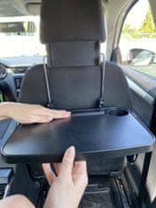 SIXTOL Multifunkční stolek do auta s držákem na telefon, 35,5 x 24,5 cm - SIXTOL