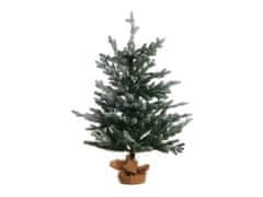 Beliani Vánoční stromeček v jutovém pytli 90 cm zelený RINGROSE