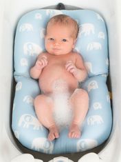 Simply Good Polštářek na koupání miminka BabyFloaty ELEPHANTs - Modrá
