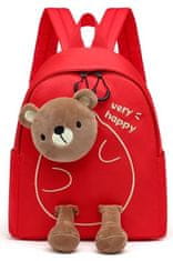 bHome Dětský batoh Medvídek červený