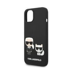 Karl Lagerfeld Tekutý Silikon Karl & Choupette Magsafe - Pouzdro Na Iphone 14 (C