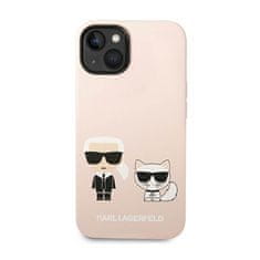 Karl Lagerfeld Tekutý Silikon Karl & Choupette Magsafe - Obal Na Iphone 14 (Rok