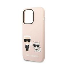 Karl Lagerfeld Tekutý Silikon Karl & Choupette Magsafe - Obal Na Iphone 14 Pr.