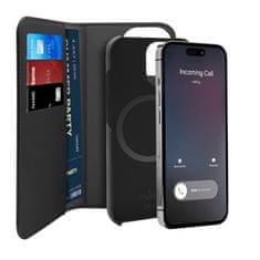Puro Wallet Detachable Magsafe - Kryt 2V1 Iphone 14 Pro Max (Černý)