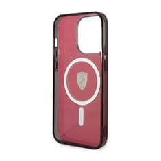 Ferrari Translucent Magsafe - Kryt Na Iphone 14 Pro (Červený)