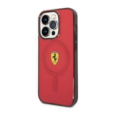 Ferrari Translucent Magsafe - Kryt Na Iphone 14 Pro Max (Červený)