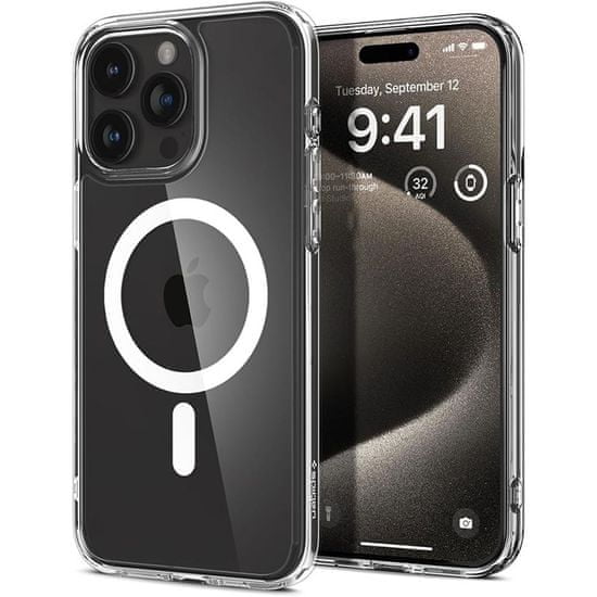 Spigen Ultra Hybrid Mag Magsafe - Kryt Na Iphone 15 Pro (Bílý)