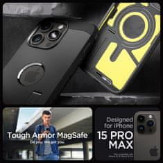 Spigen Tough Armor Mag Magsafe - Kryt Na Iphone 15 Pro Max (Černý)