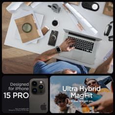 Spigen Ultra Hybrid Mag Magsafe – Pouzdro Pro Iphone 15 Pro (Zlaté)