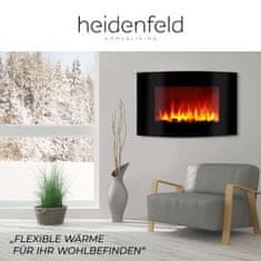 Heidenfeld Elektrický krb HF-WK100A - kámen