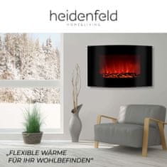 Heidenfeld Elektrický krb HF-WK100B - dřevo
