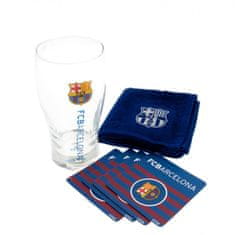 FOREVER COLLECTIBLES Skleněná sklenice FC BARCELONA Mini Bar Set BL