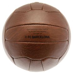 FotbalFans Fotbalový míč FC Barcelona, Retro styl, umělá kůže, vel 5
