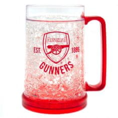 FotbalFans Chladící půllitr Arsenal FC, červený, plast, 420 ml